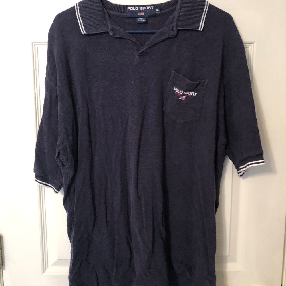 Vintage Polo Sport Pocket Polo